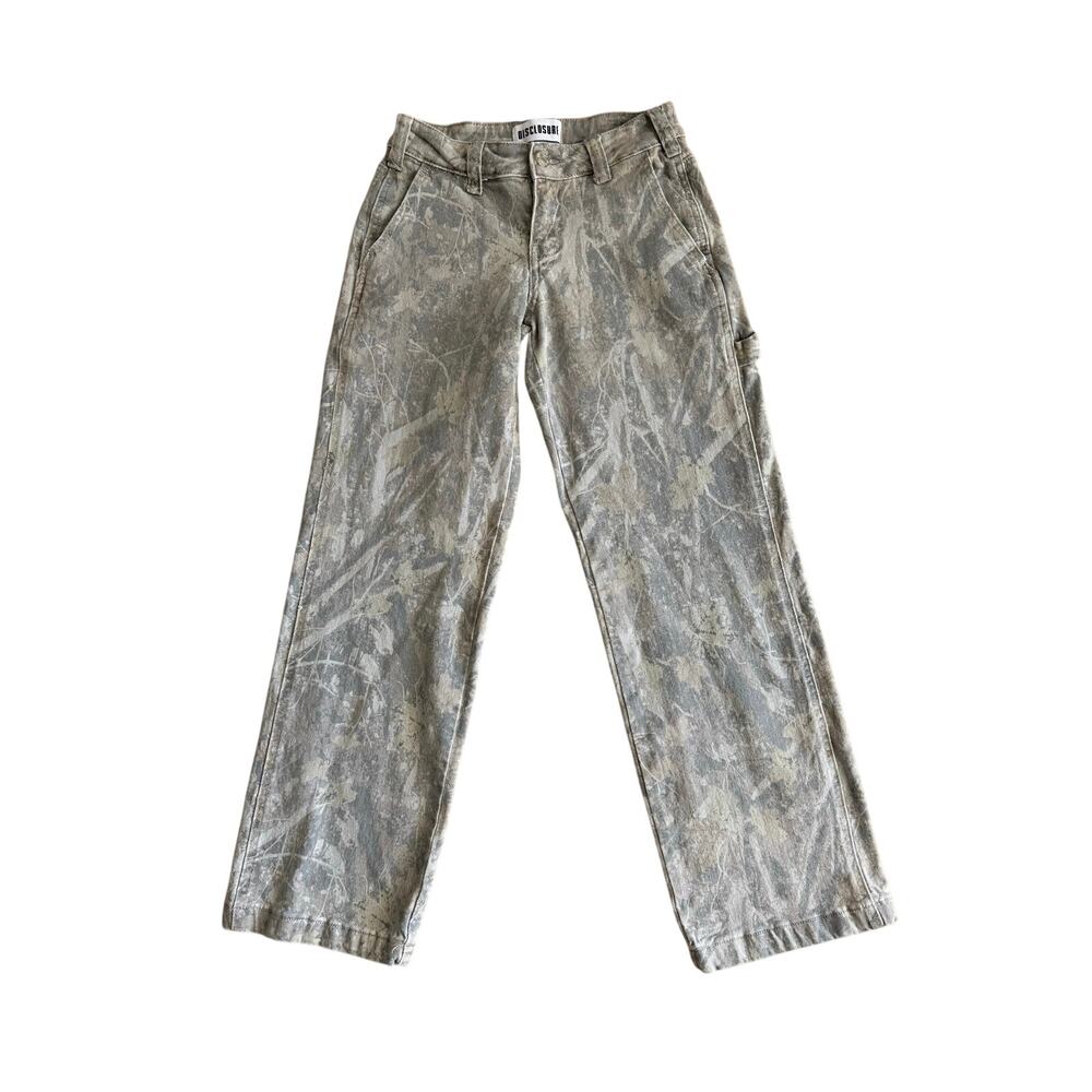 Disclosure Camo Bow Pocket Jeans